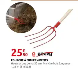 Rural Master Gouvy fourche à fumier 4 dents offre