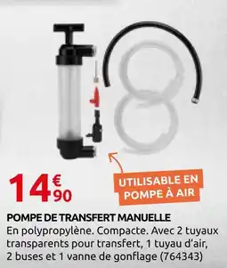 Rural Master Pompe de transfert manuelle offre