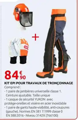 Rural Master Kit epi pour travaux de tronçonnage offre