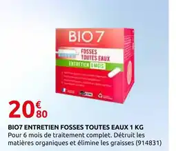 Rural Master Bio7 bio7 entretien fosses toutes eaux 1 kg offre