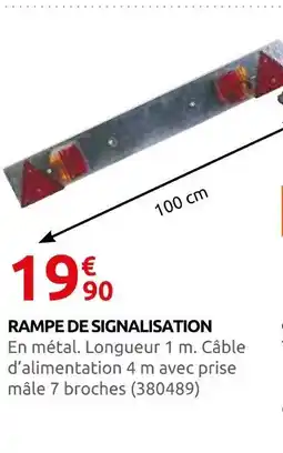 Rural Master Rampe de signalisation offre