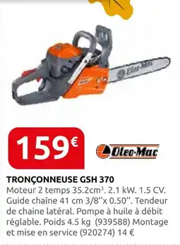 Rural Master Tronconneuse gsh 370 offre