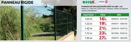 Rural Master Kiclo panneau de grillage rigide vert ou gris - 2 m offre