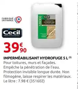 Rural Master Cecil imperméabilisant hydrofuge offre