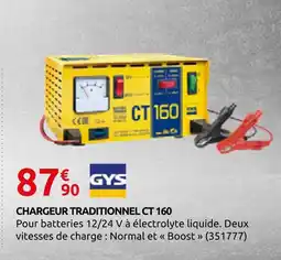 Rural Master Gys chargeur traditionnel ct 160 offre