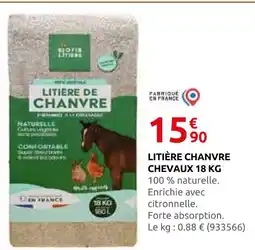 Rural Master Le nom libre litière chanvre chevaux 18 kg offre