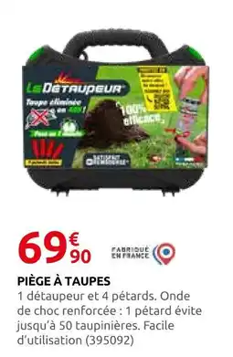 Rural Master Le détaupeur piège à taupes offre