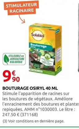Rural Master Solabiol bouturage osiryl 40 ml offre