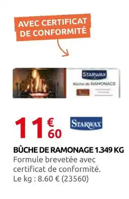 Rural Master Starwax bûche de ramonage 1.349 kg offre