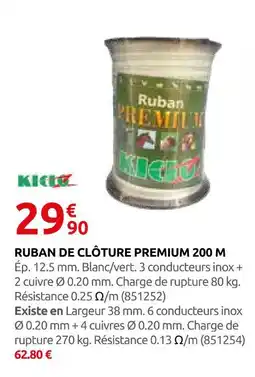 Rural Master Ruban de clôture premium 200 m offre