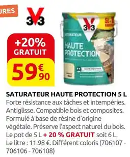 Rural Master V33 saturateur haute protection 5 l offre