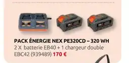 Rural Master Pack énergie nex pe320cd – 320 wh offre