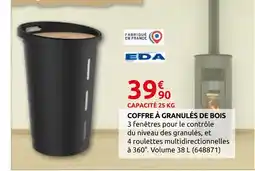 Rural Master Eda coffre à granulés de bois offre