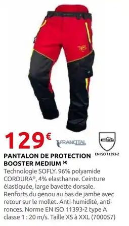 Rural Master Francital pantalon de protection booster medium offre