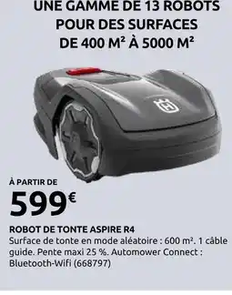 Rural Master Husqvarna robot de tonte aspire r4 offre
