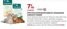 Rural Master Pipettes antiparasitaires et apaisantes chiots et chiens offre