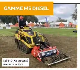 Rural Master Ms-510txz présenté avec accessoires offre
