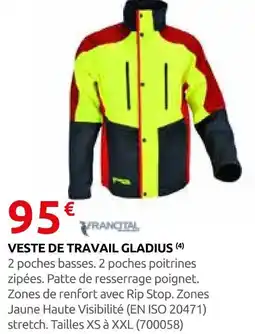 Rural Master Francital veste de travail gladius offre