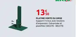 Rural Master Platine verte ou grise offre