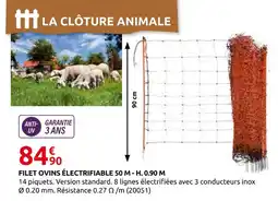 Rural Master Filet ovins électrifiable offre