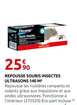 Rural Master Repousse souris insectes ultrasons 140 m2 offre