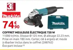 Rural Master Makita coffret meuleuse électrique 720 w offre