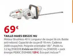 Rural Master Taille-haies eb522c nu offre