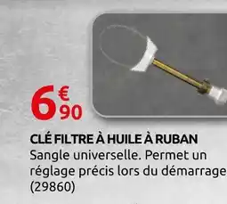 Rural Master Clé filtre à huile à ruban offre