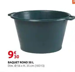 Rural Master Baquet rond offre
