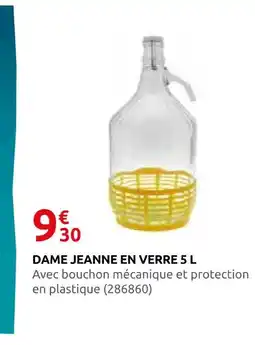 Rural Master Dame jeanne en verre 5 l offre