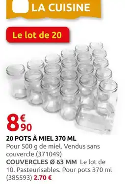 Rural Master 20 pots à miel offre