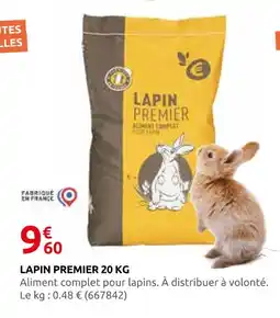 Rural Master Lapin premier 20 kg offre