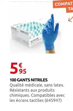 Rural Master 100 gants nitriles offre