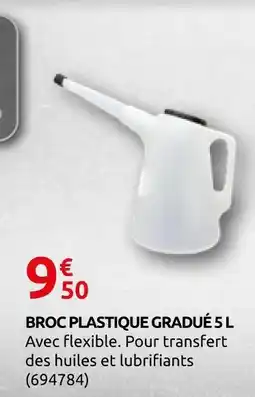 Rural Master Broc plastique gradué 5 l offre