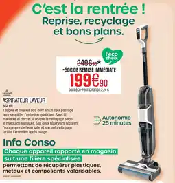 Extra Bissell aspirateur laveur 3641n offre