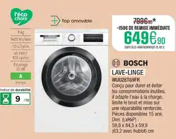 Extra Boash lave-linge wuu28t69fr offre