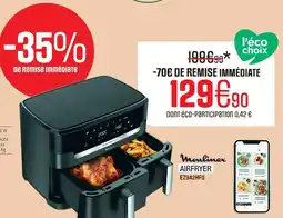 Extra Moulinex airfryer offre
