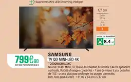 Extra Samsung tv qd mini-led 4k tq50qn80hauxxc offre