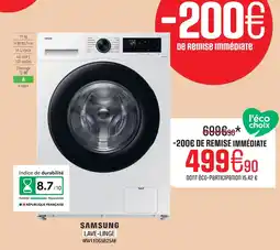 Extra Samsung lave-linge ww11dg5b25ae offre
