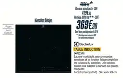Proxi Confort Electrolux table induction offre