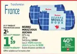 Auchan Auchan - beurre moule doux offre