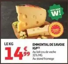 Auchan Emmental de savoie igp offre