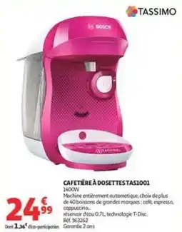 Auchan Tassimo - cafetière à dosettestas1001 offre