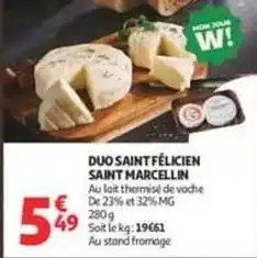 Auchan Duo saint félicien offre