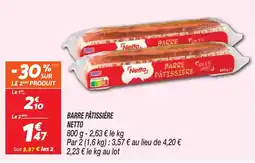 Netto Netto BARRE PÂTISSIÈRE offre