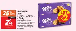 Netto Milka CHOCO PÉPITES offre
