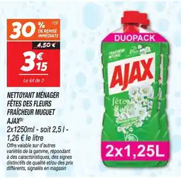 Netto AJAX NETTOYANT MÉNAGER offre