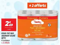 Netto Netto Essuie-tout maxi absorbant décoré offre