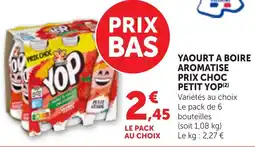 Bi1 YOP Yaourt à boire aromatisé offre