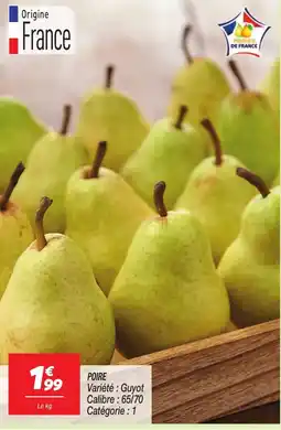 Netto POIRES DE FRANCE POIRE offre